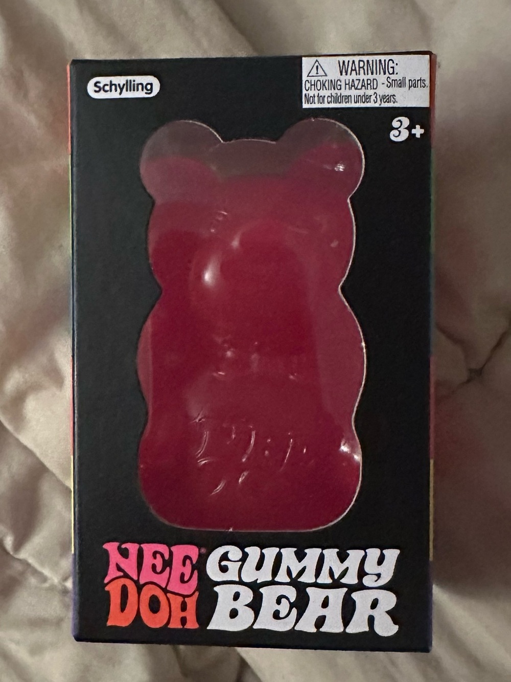 Schylling Nee Doh Gummy Bear Squishy Toy - Pink